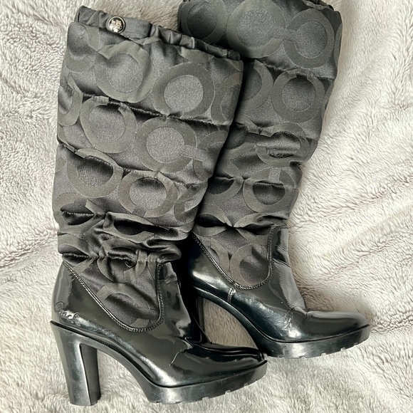 Coach High Heeled Winter Boots - Picture 1 of 6